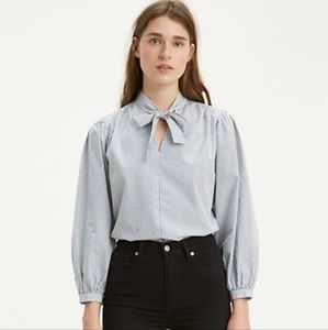 Levi's Neck-Tie Blouse
